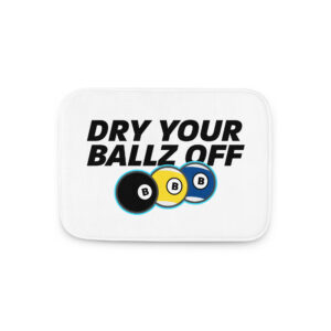 Dry Your Ballz Off Memory foam bath mat