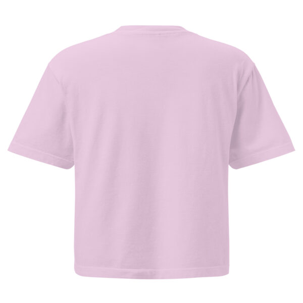 Embroidered BBB Icon Women’s heavyweight boxy tee - Image 8