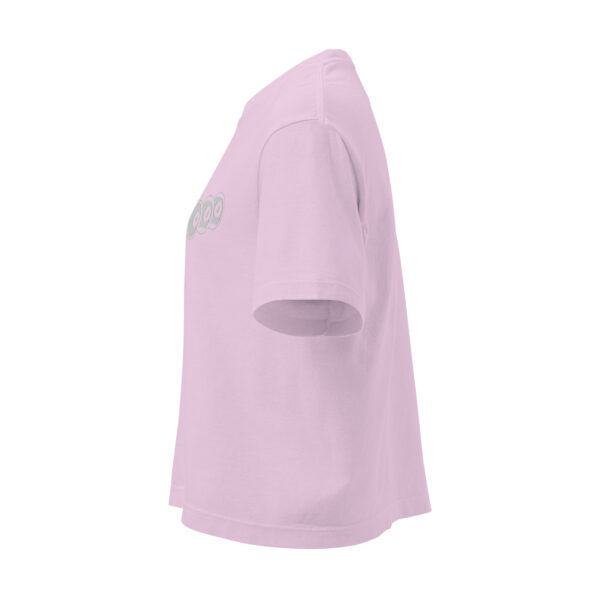 Embroidered BBB Icon Women’s heavyweight boxy tee - Image 9