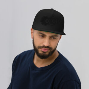 All Black BBB Flat Bill Cap