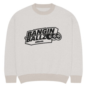 BBB Black Logo Relaxed fit knitted crew neck sweater